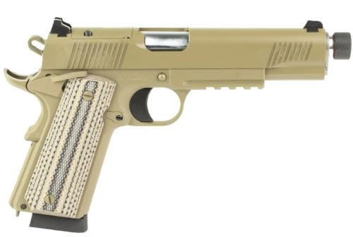 TISAS 1911 DUTY B45RDG 45ACP 5.5" THREADED BBL 8RD FDE