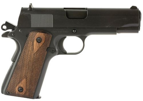 TISAS 1911 TANK COMMANDR 9MM 4.25" BBL WOOD GRIP 9RD BLACK