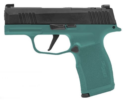 SIG P365X BAMA BREEZE 9MM 3.1" XRAY3 (2)12RD TEAL/BLACK