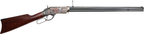 CIMARRON 1860 HENRY 45LC 24" STEEL FRAME BLUED WALNUT
