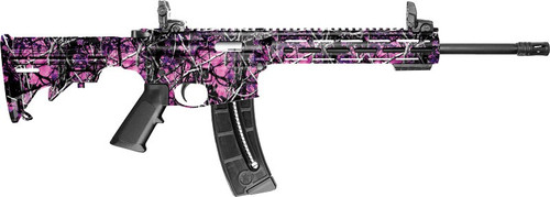 Smith & Wesson M&P15-22 Sport .22 LR, 16.5" Barrel, 25+1, Muddy Girl Camo