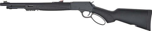 HENRY H12 X MODEL LEVER 45LC 17.4" TB BLUED BLACK SYN.