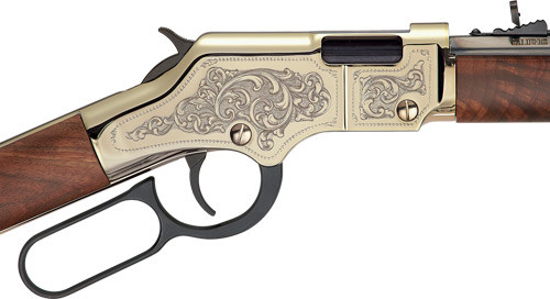 Henry H4 Golden Boy Deluxe 4th Edition Engraved .22 S/L/LR, 20" Barrel, 16, American Walnut