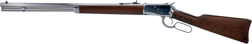 HERITAGE R92 357MAG LEVER 12-SH 24" OCTAGON SS HARDWOOD