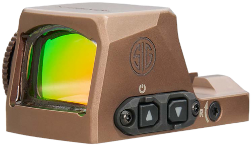 Sig Sauer Electro-Optics SORX1002 Romeo-X Pro Flat Dark Earth 1 x 24 mm 2 MOA Red Dot/32 MOA Circle