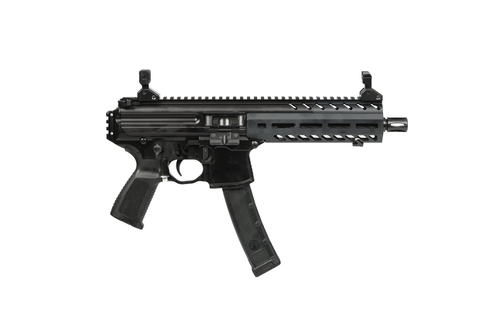 Sig Sauer MPX 9mm Luger, 8" Barrel, 35+1, Black Polymer
