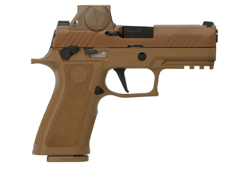 Sig Sauer M18 9mm Luger, 3.9" Barrel, 21+1, Coyote