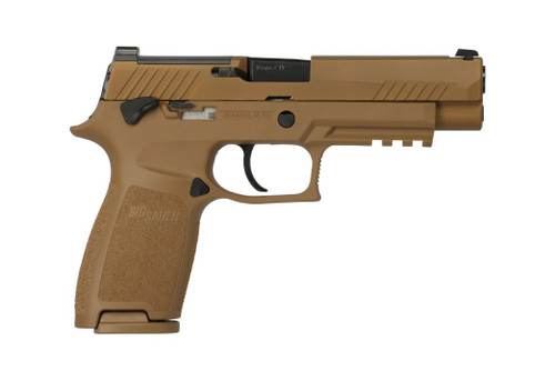 Sig Sauer P320 M17 9mm Luger, 4.7" Barrel, 17+1, Coyote PVD / Nitron