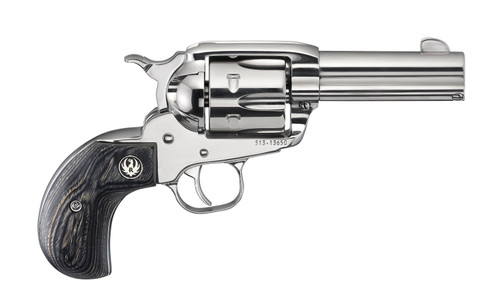 Ruger Vaquero Bird's Head .357 Magnum / .38 Special, 3.75" Barrel, 6, Stainless