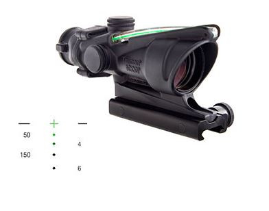 ACOG BAC 4X32 300BLK CRSHR GRN300 AAC Blackout