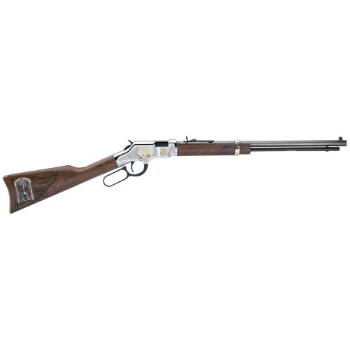 Henry Repeating Arms Company Golden Boy Freemasons Tribute Edition Rifle .22 LR, 20" Barrel, 16 LR / 21 Short, American Walnut