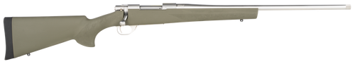 Howa HGR72513 M1500 Hogue Full Size 6.5 Creedmoor 5+1 22" Stainless Steel Threaded Barrel, Drilled & Tapped Stainless Steel Receiver, Hogue OverMolded OD Green Synthetic Stock, Right Hand