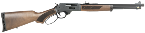 Henry H009PGR360 Protector Carbine 360 Buckhammer 4+1 16.50" Blued Threaded Barrel, Blued Steel Drilled & Tapped Receiver, American Walnut Fixed w/Pistol Grip Stock