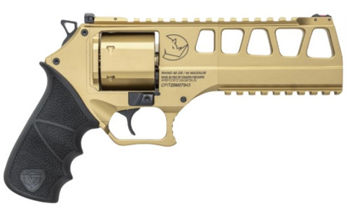 RHINO Rev 60DS 44Mag 6" Gold 6-rd