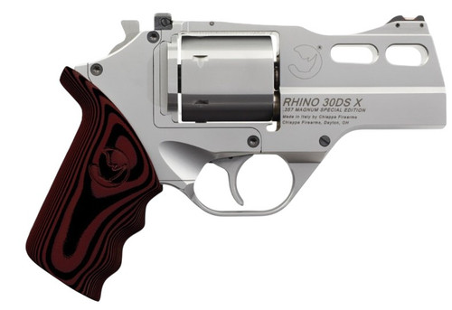 RHINO Rev 30SAR X 357Mag 3" SS/Blk MnClip 6rd