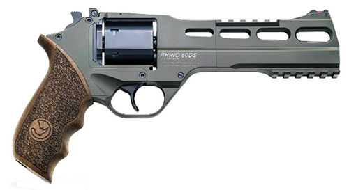 RHINO Rev.60DS 357Mag 6",ODG MoonClp 6Rd