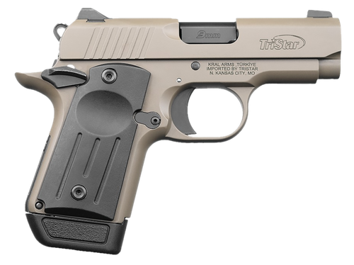 TriStar 85708 Protege X  Sub-Compact Frame 9mm Luger 7+1 3.20" Black Steel Barrel, Flat Dark Earth Cerakote Serrated Steel Slide, Flat Dark Earth Cerakote Frame, Black Polymer Grip