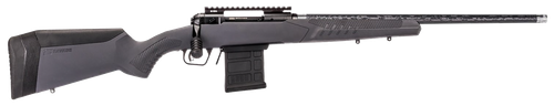 Savage Arms 57940 110 Carbon Tactical Full Size 6.5 PRC 5+1 24" Carbon Fiber Threaded Barrel. Matte Black Picatinny Rail Carbon Steel Receiver. Adj AccuStock Gray Synthetic Stock, Right Hand