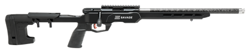 Savage Arms 70856 B Series Precision Lite Full Size 17 HMR 10+1 18" Carbon Fiber Heavy Barrel, Matte Black Picatinny Rail Carbon Steel Receiver, M-LOK Handguard, Black MDT Chassis Aluminum Stock, Blac