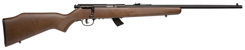 Savage Arms 20700 Mark II G Full Size 22 LR 10+1 21" Matte Black Sporter Barrel, Matte Black Drilled & Tapped Carbon Steel Receiver, Satin Brown Fixed Wood Stock, Right Hand