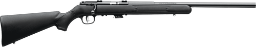 Savage Arms 26724 Mark II FV Full Size 17 HM2 5+1 21" Black Satin Heavy Button Rifled Barrel, Satin Black Drilled & Tapped Carbon Steel Receiver, Matte Black Fixed Synthetic Stock, Right Hand