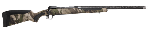 Savage Arms 58021 110 UltraLite 30-06 Springfield 4+1 22" Threaded Carbon Fiber Wrapped Barrel, Black Melonite Rec, Woodland Camo AccuStock with AccuFit