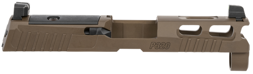Sig Sauer 8900952 P320  Sig P320 9mm Luger PVD Coyote Brown Stainless Steel XRAY3 Suppressor Sights Compatible With ROMEO1 PRO ROMEO2