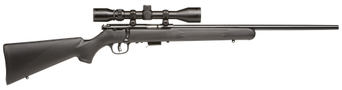 Savage Arms 91806 93 FXP Full Size 22 WMR 5+1 21" Matte Black Sporter Barrel, Matte Black Drilled & Tapped Carbon Steel Receiver, Matte Black Fixed Synthetic Stock, 3-9x40mm Duplex, Right Hand