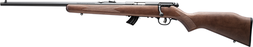 Savage Arms 50701 Mark II GL Full Size 22 LR 10+1 21" Matte Black Sporter Barrel, Matte Black Drilled & Tapped Carbon Steel Receiver, Satin Brown Fixed Wood Stock, Left Hand