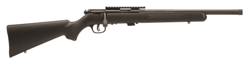 Savage Arms 96699 93R17 FV-SR Full Size 17 HMR 5+1 16.50" Matte Black Heavy Threaded Barrel, Matte Black Picatinny Rail Carbon Steel Receiver, Matte Black Fixed Varmint Synthetic Stock, Right Hand