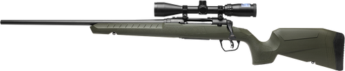 Savage Arms 32185 Axis 2 XP Combo Full Size 6.5 Creedmoor 4+1 22" Black Sporter Barrel, Black Carbon Steel Receiver Drilled & Tapped, OD Green Fixed Synthetic Stock, Weaver 3-9x40mm Scope, Left Hand
