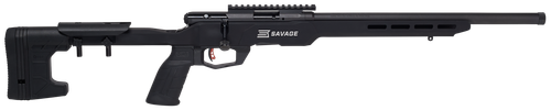 Savage Arms 70848 B Series Precision Full Size 17 HMR 10+1 18" Black Heavy Threaded Barrel, Matte Black Picatinny Rail Carbon Steel Receiver, Matte Black Aluminum MDT ACC Chassis, Black Polymer Grips
