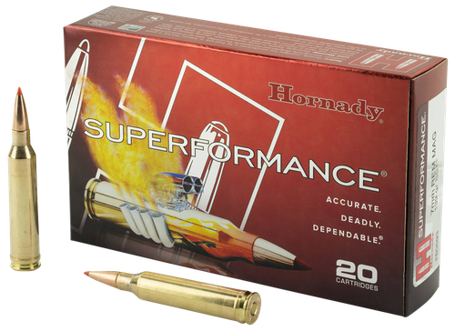 Hornady 80593 Superformance  7mmRemMag 139gr Super Shock Tip 20 Per Box/10 Case