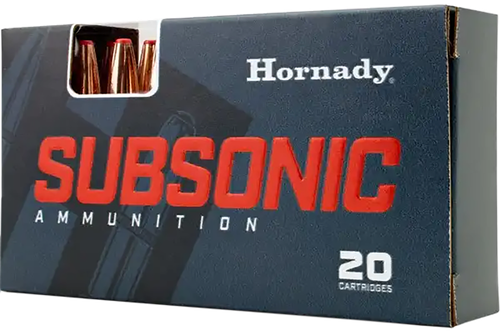Hornady 82742 Subsonic Rifle 45-70Gov 410gr Sub X 20 Per Box/10 Case