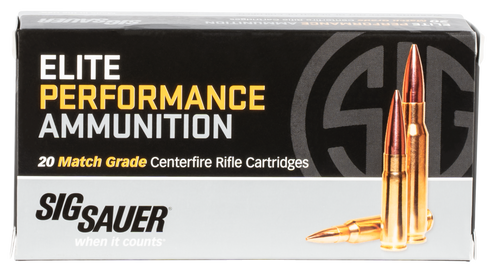 Sig Sauer E308M220 Marksman Elite  308 Win 175 gr Open Tip Match 20 Per Box/ 10 Case