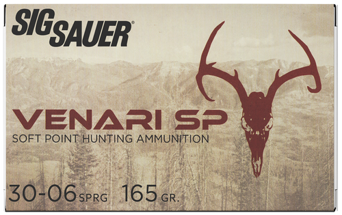 Sig Sauer V3006SP16520 Venari  30-06Springfield 165gr Soft Point 20 Per Box/10 Case