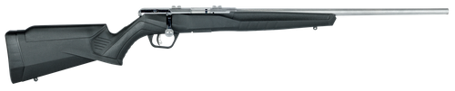 Savage Arms 70502 B Series FVSS Full Size 22 WMR 10+1 21" Matte Button Rifled Barrel, Matte Drilled & Tapped Stainless Steel Receiver, Matte Black Fixed Synthetic Stock, Right Hand