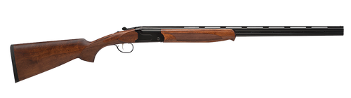 Stevens 22167 555  Full Size 28 Gauge Break Open 2.75" 2rd 26" Black Satin Over/Under Vent Rib Barrel, Satin Black Aluminum Receiver, Fixed Oiled Turkish Walnut Stock, Ambidextrous