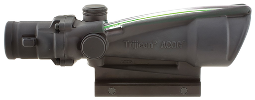 Trijicon 100156 ACOG  Black Hardcoat Anodized 3.5x35mm Illuminated Green Horseshoe .223/5.56 BDC Reticle