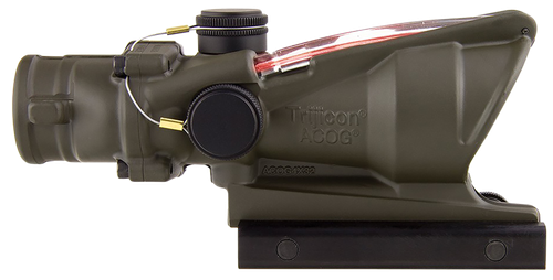 Trijicon 100309 ACOG  OD Green 4x32mm Illuminated Red Chevron .223/5.56 BDC Reticle