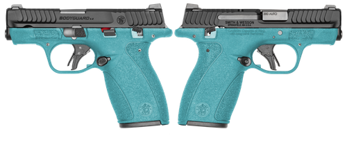 SMITH & WESSON BODYGUARD 2.0 380ACP PISTOL T.S. AZTEC TEAL ORION EXCLUSIVE 1-12RD 1-10RD MAG