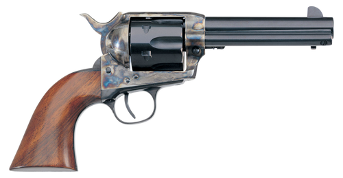 Taylors & Company 700ADE 1873 Cattleman New Model 45 Colt (LC) 6rd 4.75" Blued Cylinder & Barrel Color Case Hardened Steel Frame Walnut Navy Size Grip (Taylor Tuned)