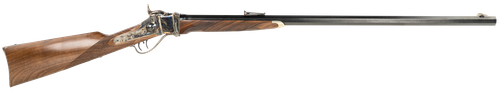 Taylors & Company 210139 Pedersoli 1874 Billy's Sharps 45-70 Gov 1rd 32" Blued Single Shot Octagon Barrel, Blued Steel Drilled & Tapped Receiver, Checkered Walnut Fixed Stock