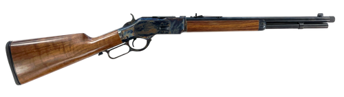 Taylors & Company 240002 1873 TC73 9mm Luger 10+1 18" Blued Threaded Barrel, Color Case Hardened Receiver, Walnut Fixed Stock, Taylor Tuned, Right Hand