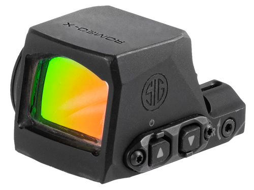 Sig Sauer Electro-Optics SORX1270 Romeo-X Compact Black 1x24mm Illuminated Green Circle w/Dot Reticle RX Footprint Mount