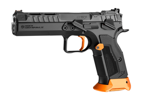 CZ TS 3 Orange 9mm Luger, 5.2" Barrel, 20+1, BoBox Nitride 