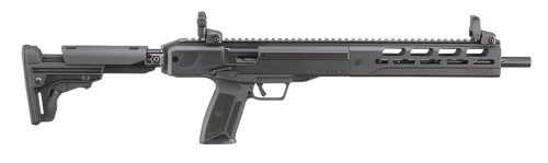 Ruger 19301 LC Carbine  5.7x28mm 10+1 16.25" Black Nitride Fluted Barrel, Black Hard Coat Anodized Aluminum Receiver, M-LOK Handguard, Black Synthetic Fixed Stock