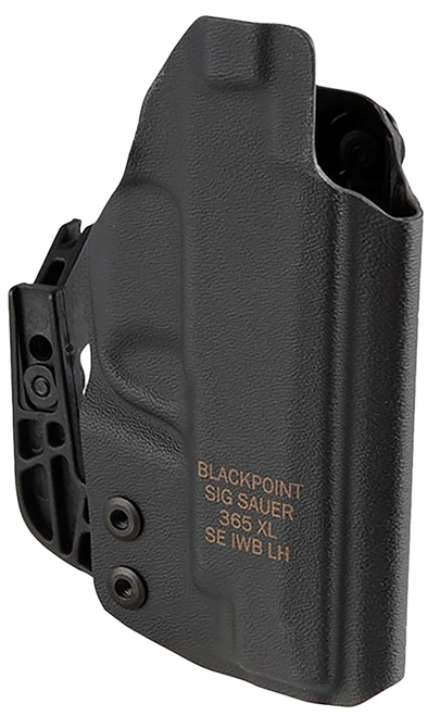 Sig Sauer HOL365XLAPXLH Tactical  IWB Black Polymer Belt Clip Fits Sig P365XL Left Hand