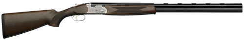 Beretta USA J686FR8 686 Silver Pigeon I 28/410 Gauge 28", Silver/Blued, Fixed Checkered Oil Walnut Stock