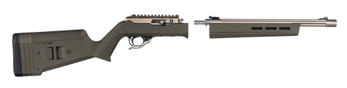 Magpul MAG760-ODG Hunter X-22 Stock Fixed w/Adjustable Comb OD Green Synthetic for Ruger 10/22 Takedown